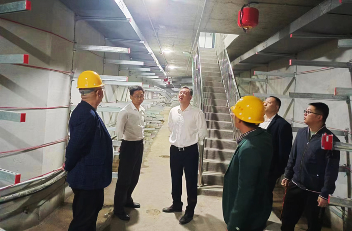 徐旭前往南昌縣河洲路項目、小藍大道快速化項目調研